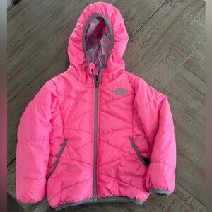 The north face toddler girls pink down winter snow jacket 2T